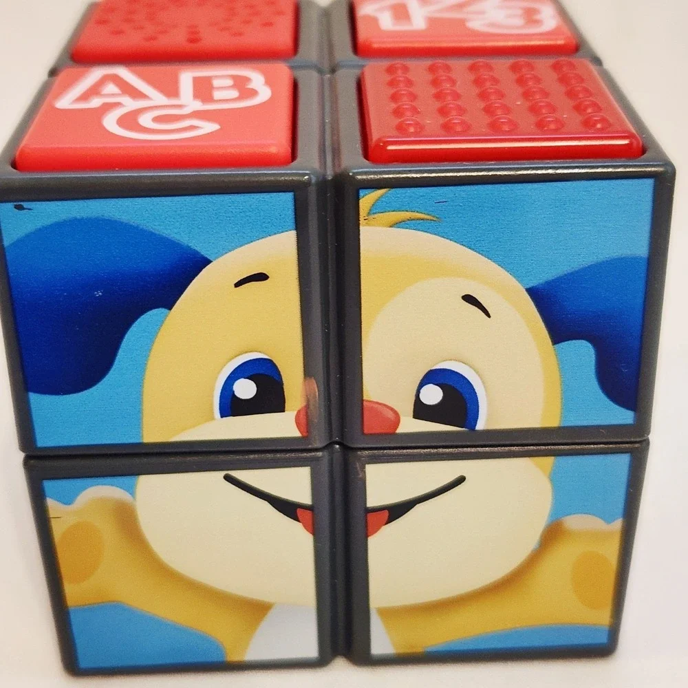 Fisher Price ABC 123 Talking Musical Cube Learning Activity Works